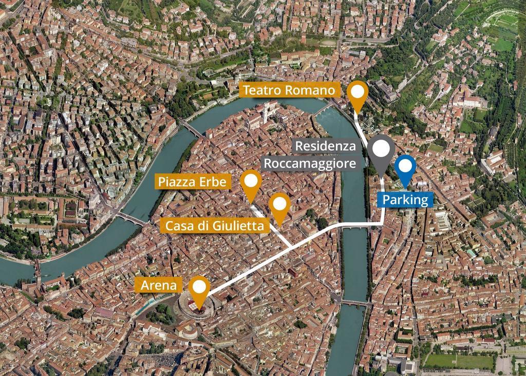 Residenza Roccamaggiore Verona Exteriör bild